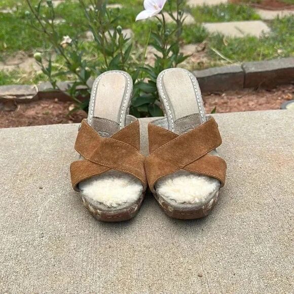 UGG Margott 1689 Suede Wedge Espadrilles - Picture 2 of 13